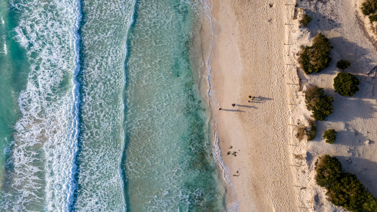 Blick auf den Strand von Es Trenc auf Mallorca