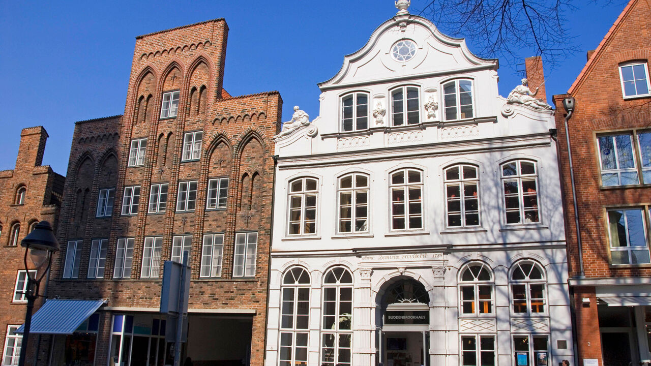 Buddenbrookhaus in der Mengstraße in Lübeck