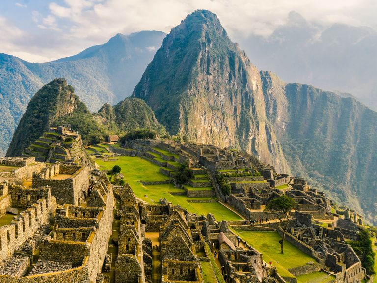 Hier zu sehen: der Machu Picchu. Machu Picchu in Peru