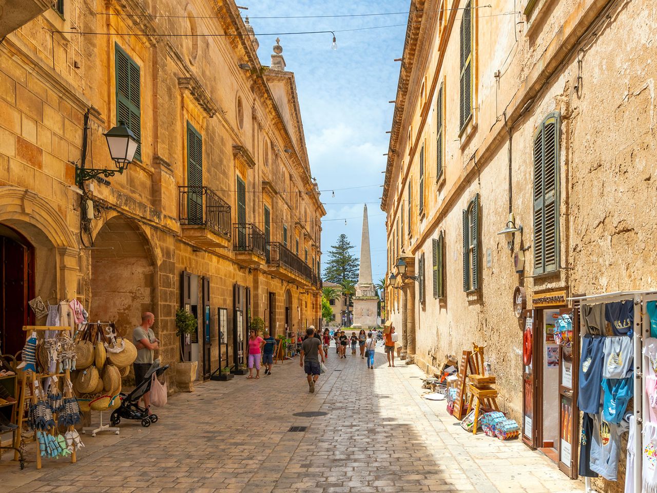 Fußgängerstraße in Ciutadella de Menorca