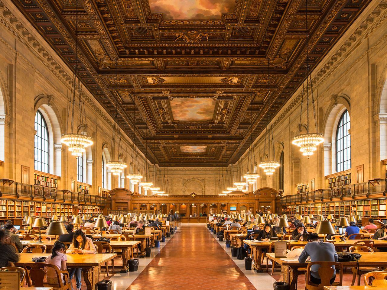 Rose Main Reading Room in der New York Public Library