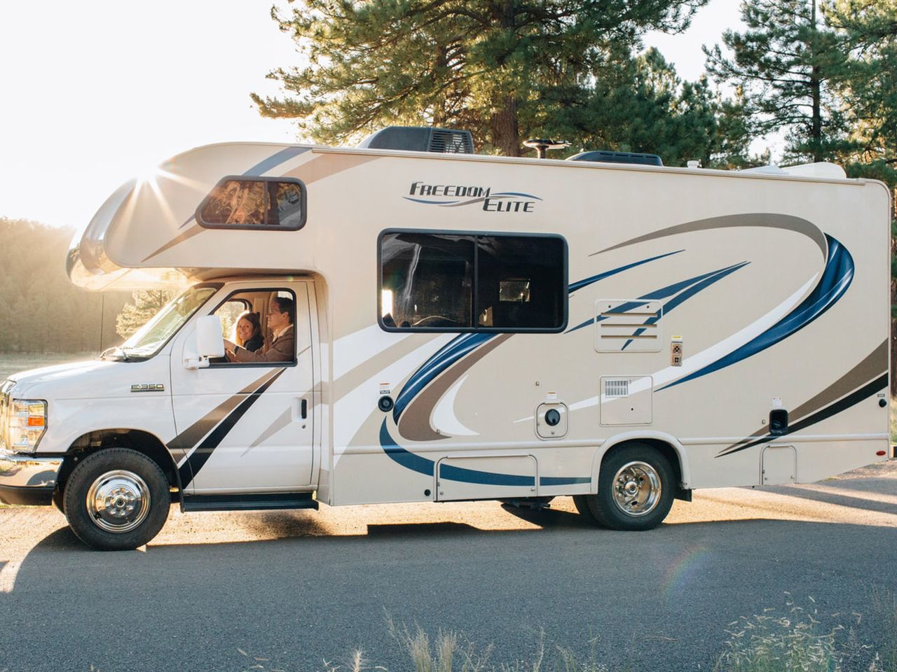 Wohnmobil mit Alkove