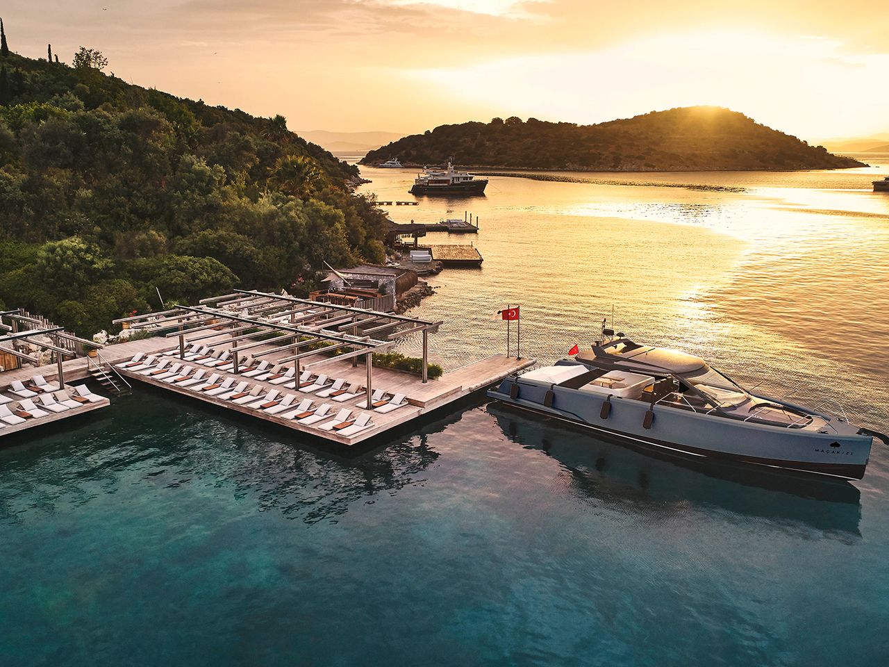 Macakizi Hotel in Bodrum, Türkei