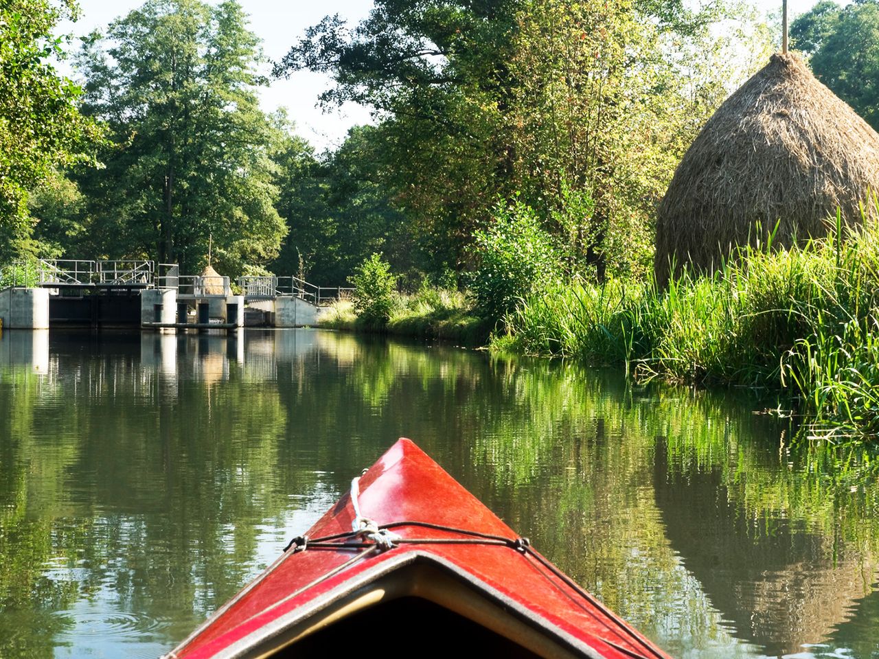 Kanutour im Spreewald, Brandenburg
