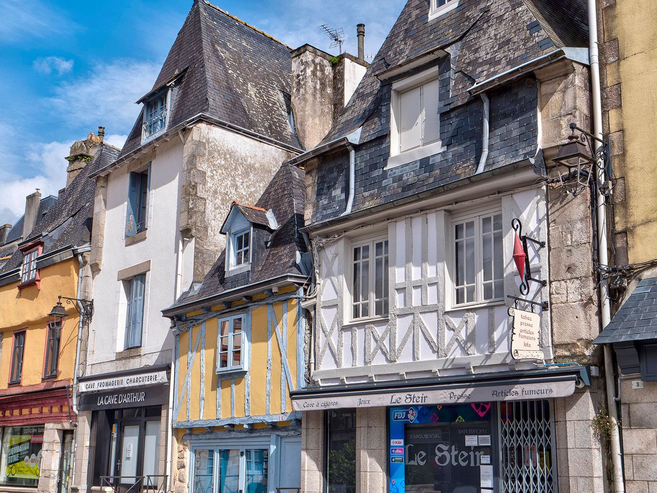 Fachwerkhäuser in Quimper