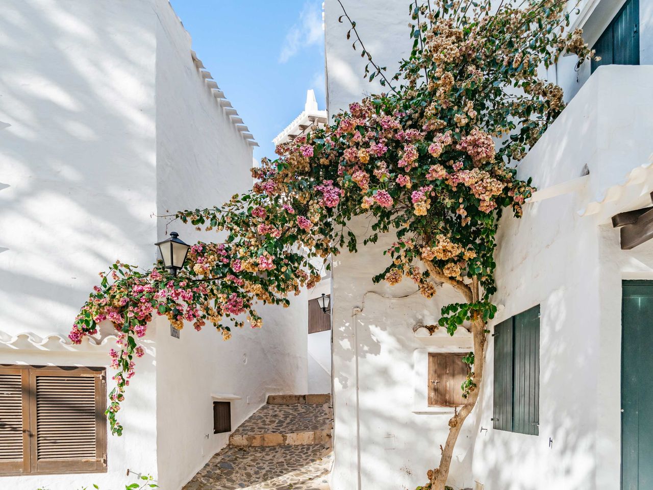 weißes Haus in Binibeca, Menorca