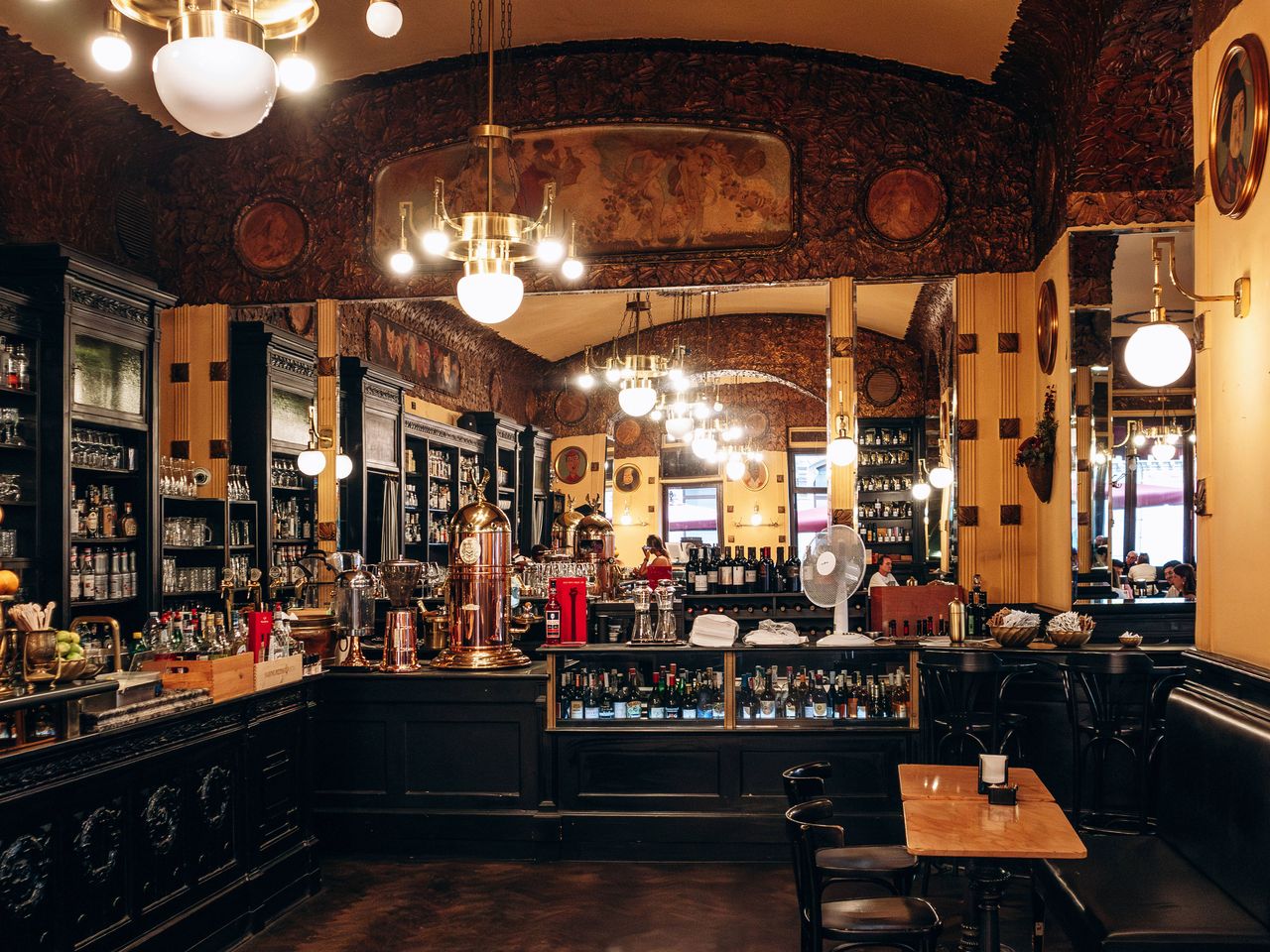 Innenansicht Caffè San Marco in Triest