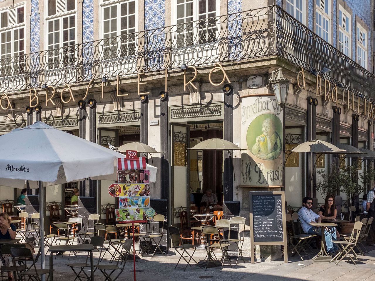 „Café A Brasileira“ in Braga