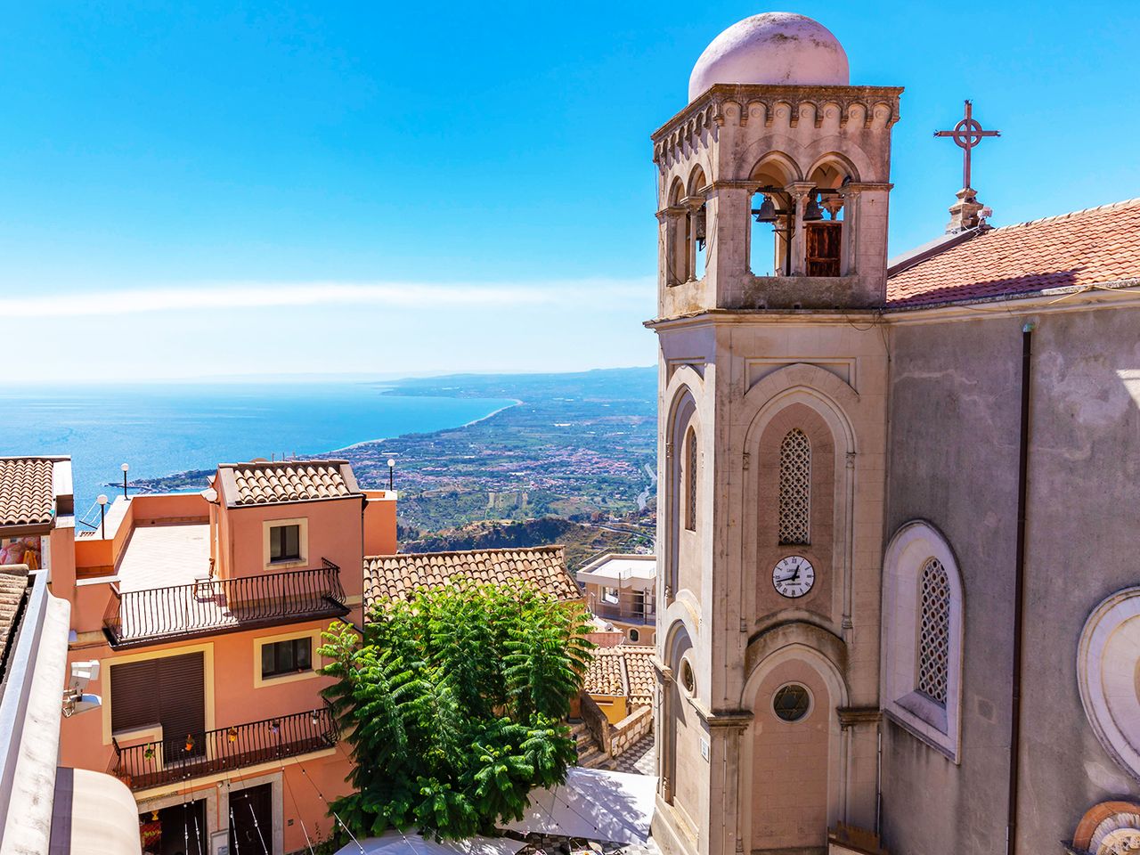 Castelmola bei Taormina auf Sizilien