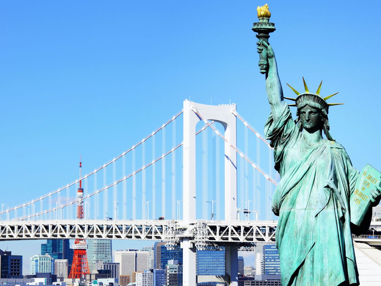 Freiheitsstatue Odaiba, Tokio