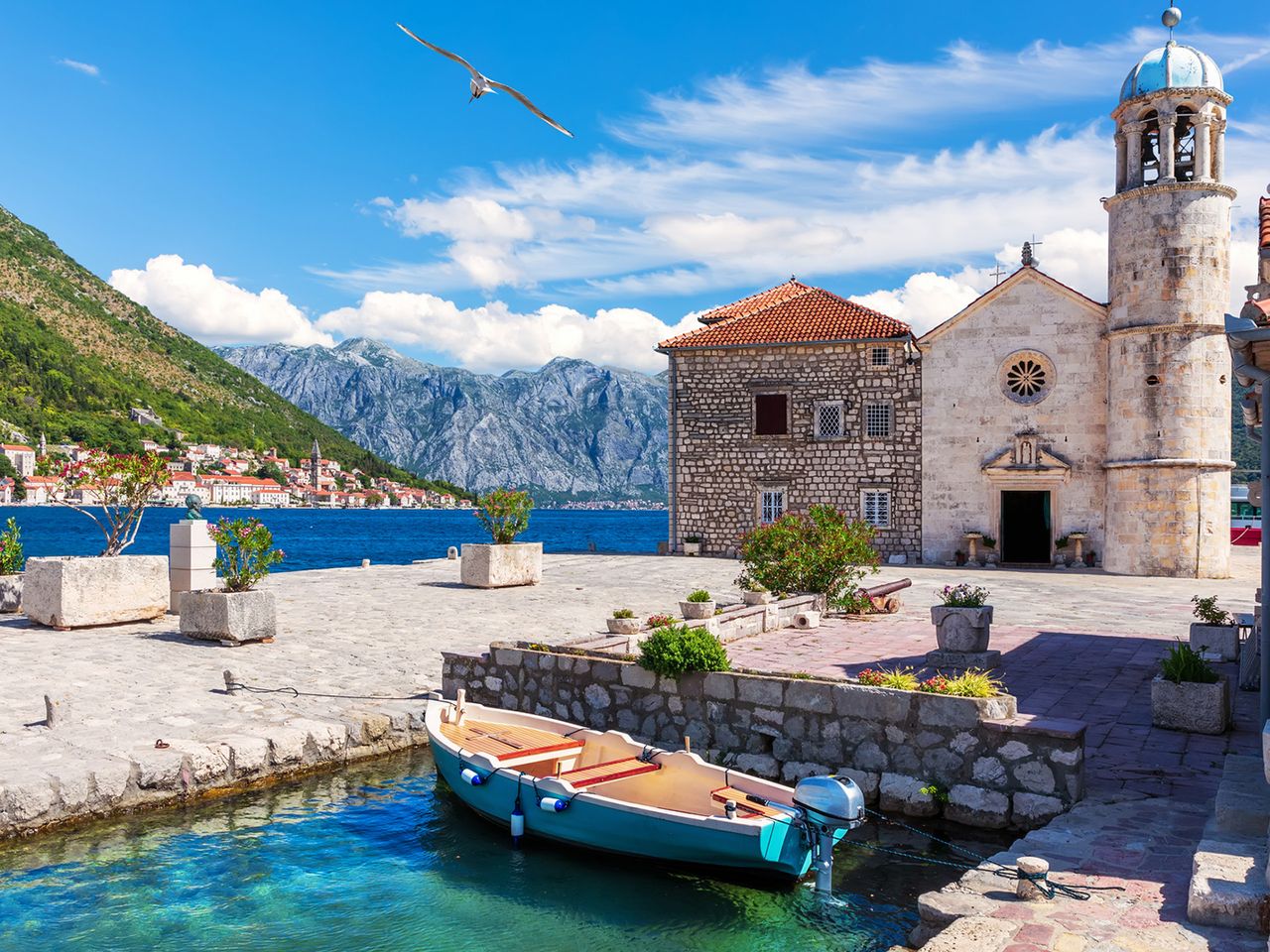Insel Gospa od Skrpelja, Montenegro