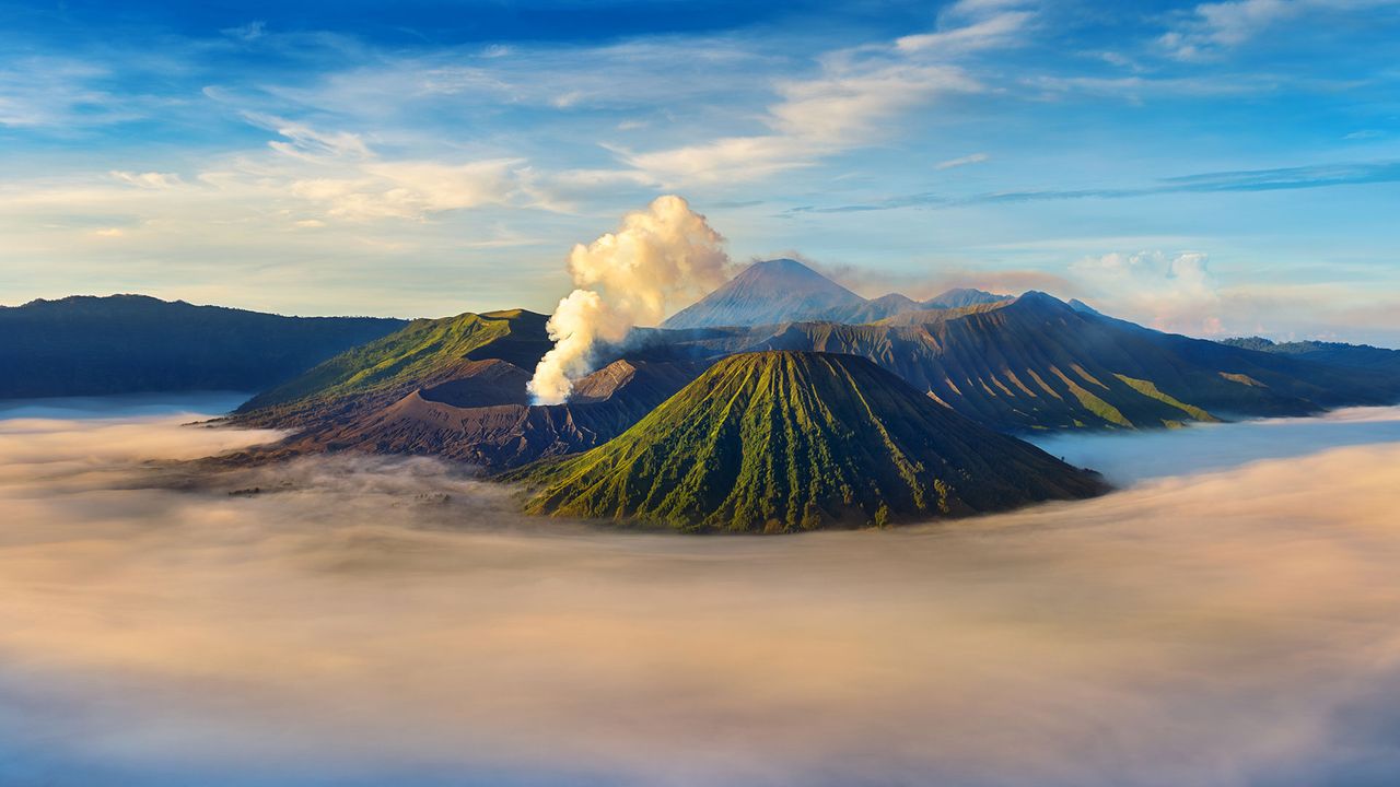 Bromo, Stratovulkan in Indonesien