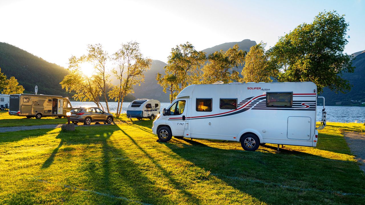 Camping, Wohnmobil in Norwegen